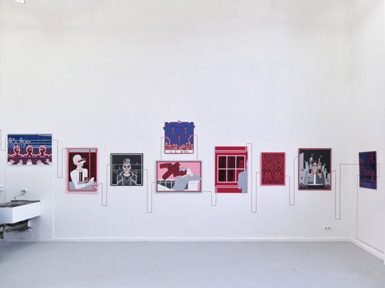 Foto: Kunstwerke in Galerieraum