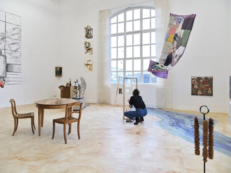 Foto: Kunstwerke in Galerieraum